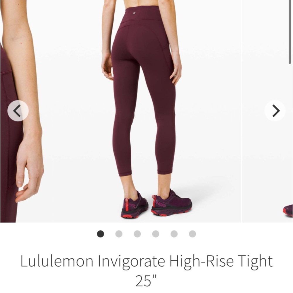 Lululemon Invigorate High-Rise Tight 25”